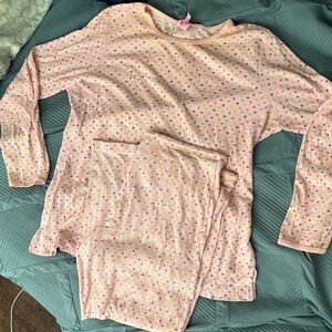 Pink Polka Dot Kids Pajamas